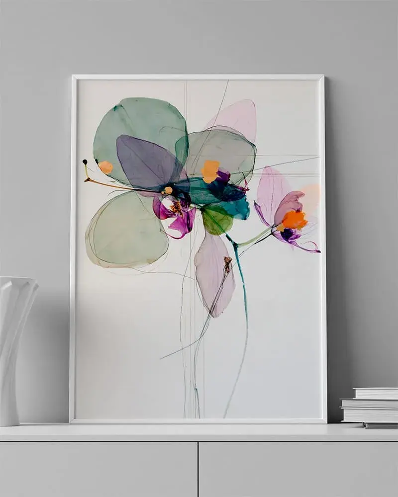 Orquídea en Acuarela