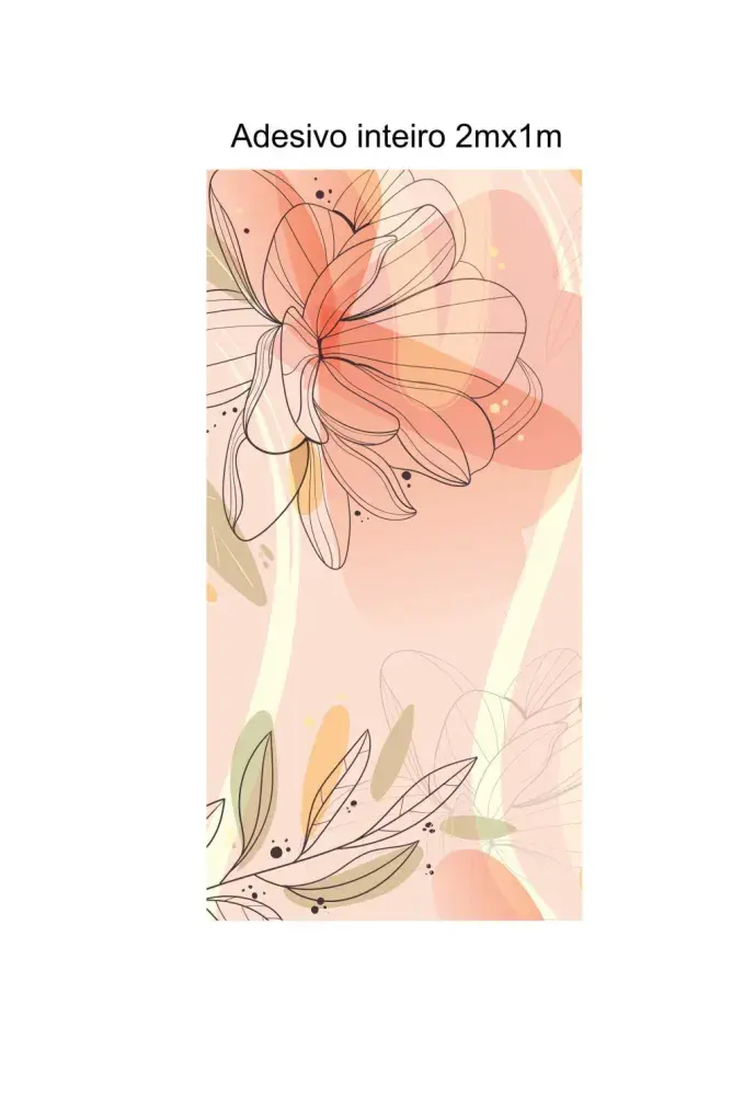 Papel Pintado Floral Acuarela Rosa