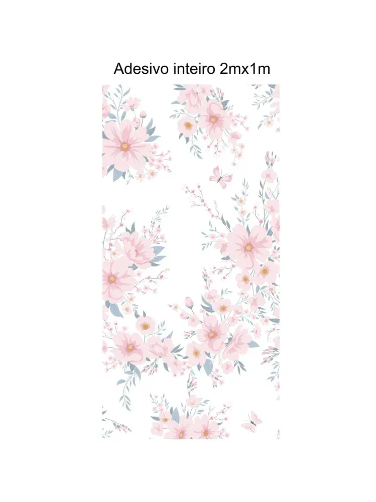 Papel Pintado Flores Rosas Delicadas