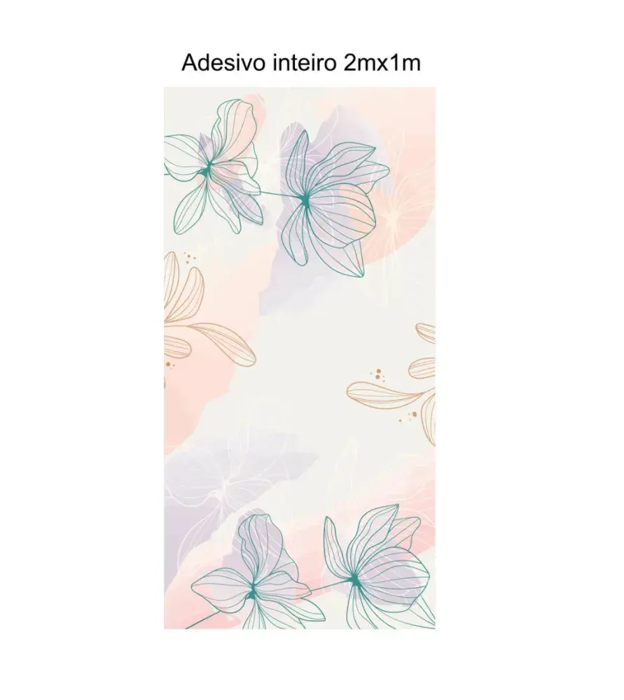 Papel Pintado Floral Pastel Lavanda