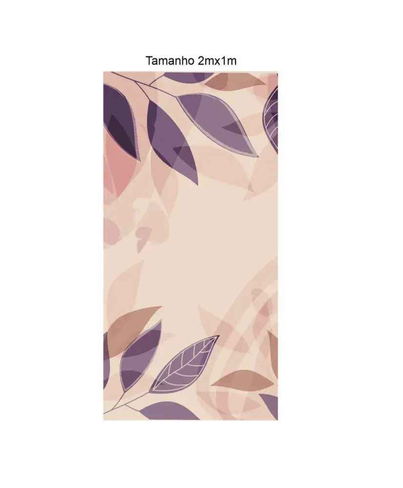 Papel Pintado Hojas Morado y Marsala