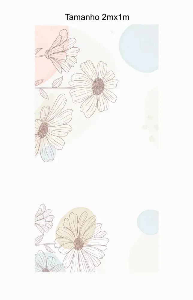 Papel Pintado Margaritas Minimalistas
