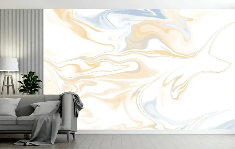 Papel Pintado Mármol Beige